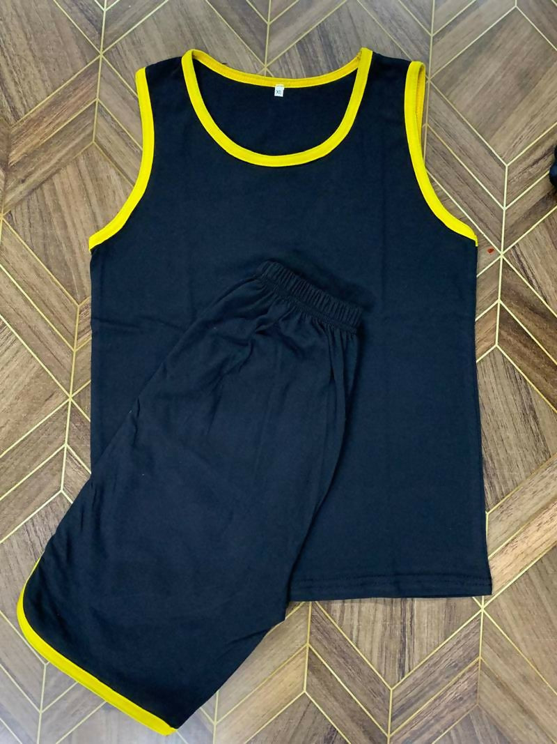 Kids Sando and Shorts Track Suit 2 Pcs Set – LARGE