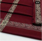 Pure Print Border Pashmina Shawl - High Quality