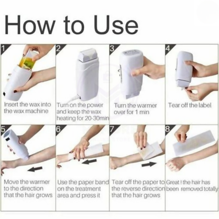 CWH-003 Depilatory Wax Heater Kit with Wax Paper