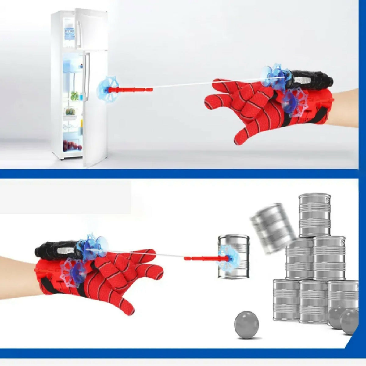 Spider-Man Web Dart Shooter for Kids | Spider Launcher Toy with or Without Gloves