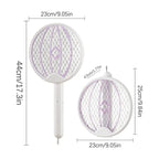 Foldable Mosquito Killer Trap, Racket With Rechargeable Battery