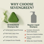 Nature Seven Green Shampoo Bar – Herbal Scalp Care & Hair Strengthening