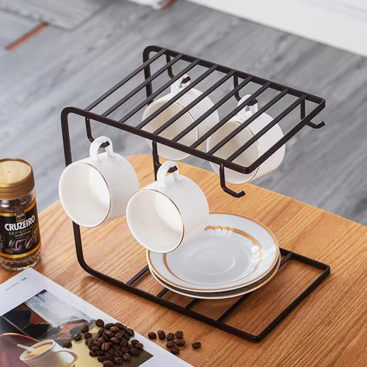 Mug Stand Elegant Space Saving Kitchen Organizer