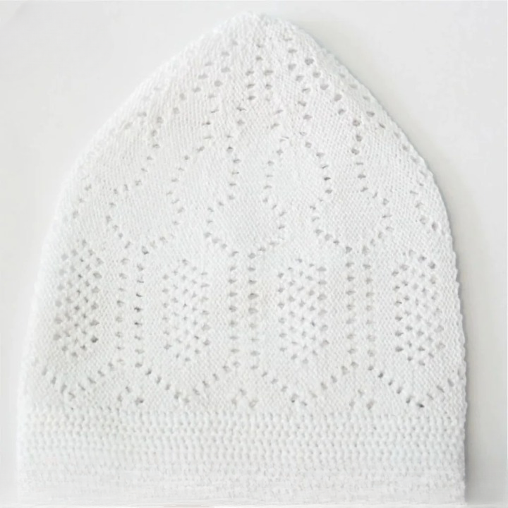 Cotton Knitted Namaz Cap Pack Of 3 for Men