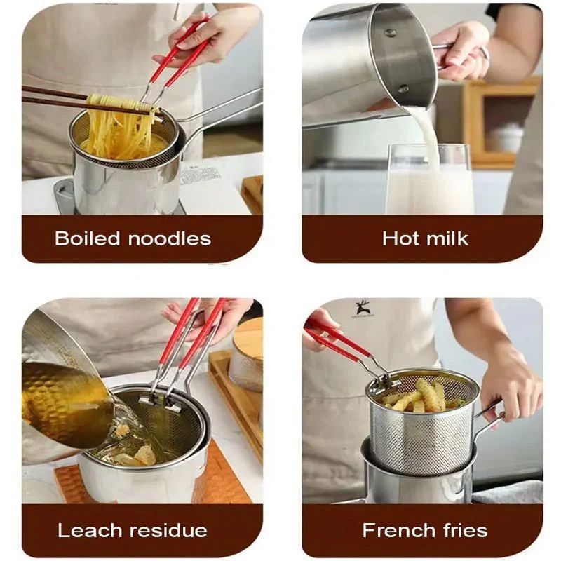 Deep Frying Fry Pot – Durable & Easy-Clean Cooking Pot
