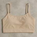 Teenagers’ Malai Non-Padded Bra – Soft, Lightweight & Comfortable Everyday Wear Lingerie, Plain Design in Beige, Sizes 28, 30, 32