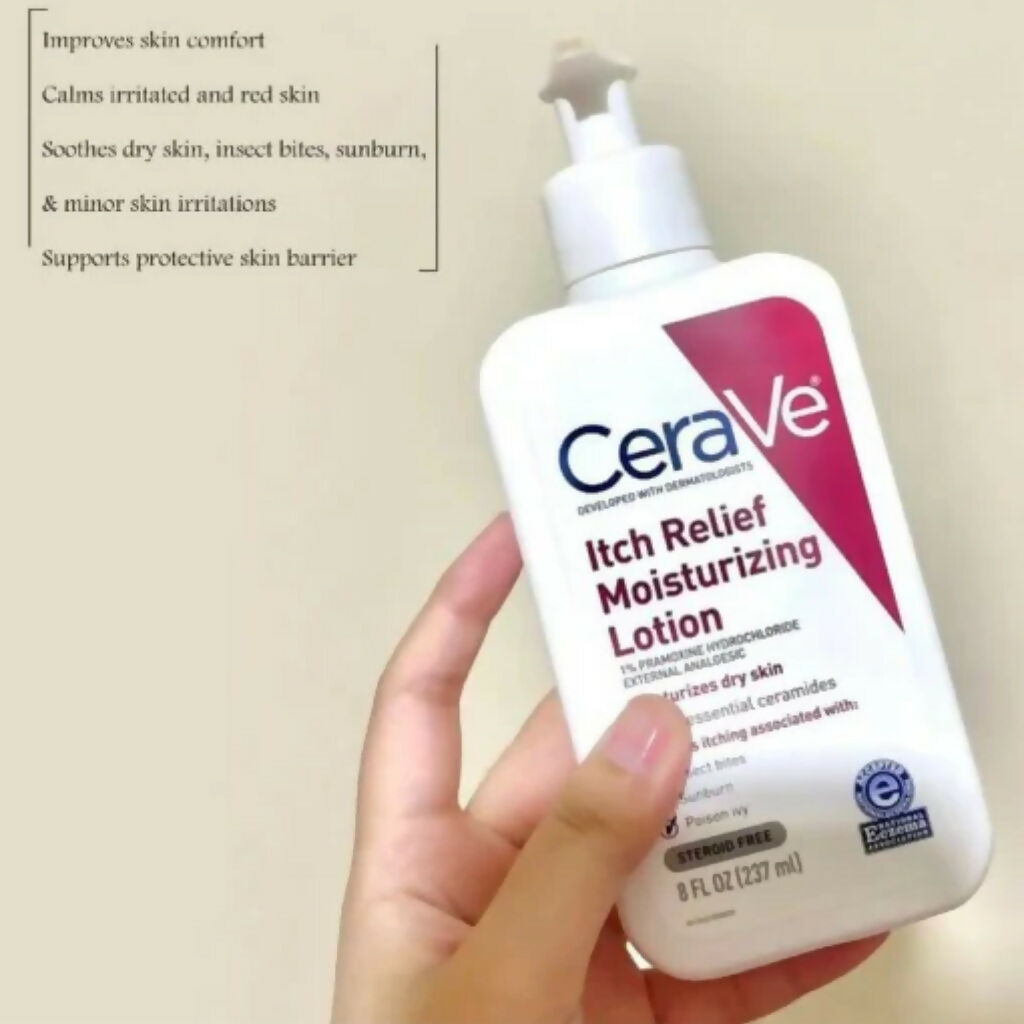 CeraVe Itch Relief Moisturizing Lotion, 1% Pramoxine Hydrochloride 237ml