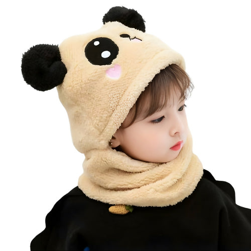 Kids Winter Panda Wool Cap