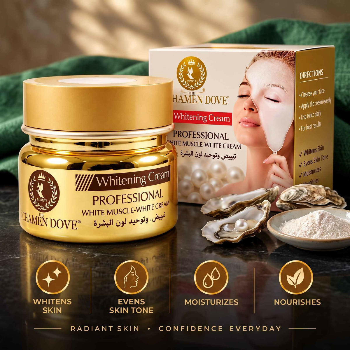 Heaven Dove Professional Whitening Cream – Gold