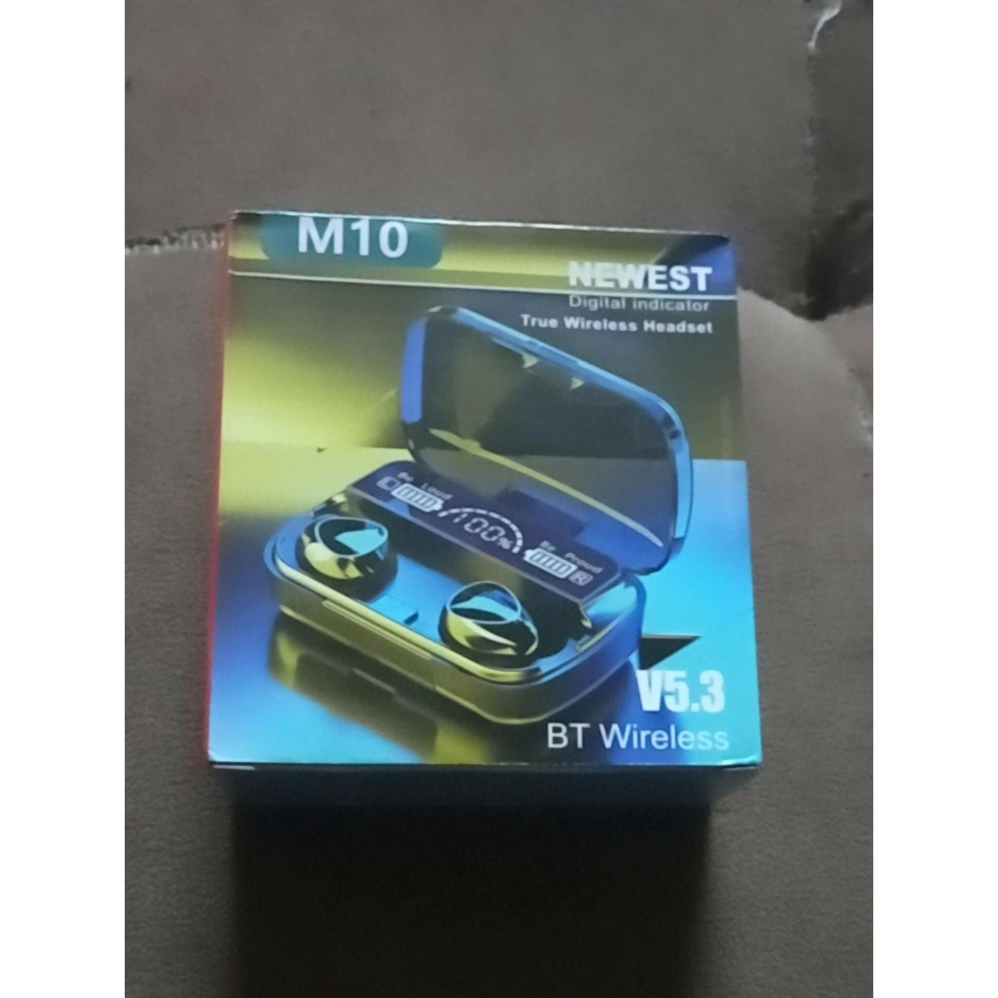 M10 TWS Bluetooth 5.3 Earbuds | Original M10 | LED Display | Wireless Earphones with Microphone