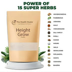The Health Healer Height Grow Powder, Natural Growth Support