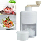 Portable Manual Ice Shaver | Snow Cone & Slush Maker | Stainless Steel Blades | Ice Shaving Machine for Home, Kitchen & Camping