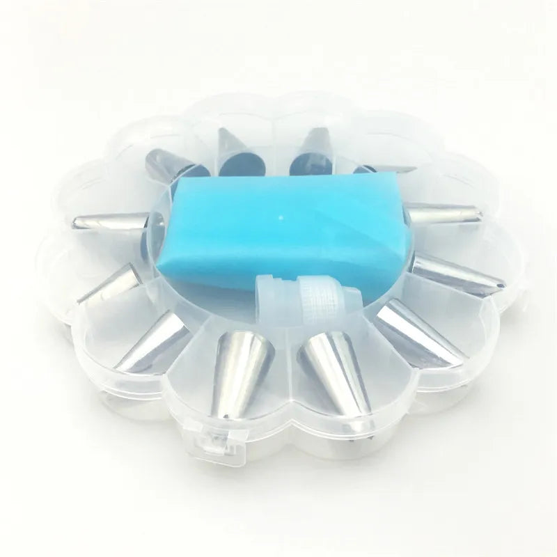 Cake Decorating Tools Set Stainless Steel Nozzles Baking Kit