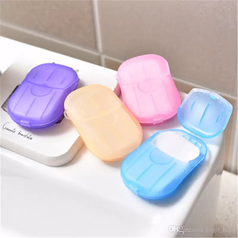 ravel Soap Paper Sheets Portable Mini Soap for Outdoor Use