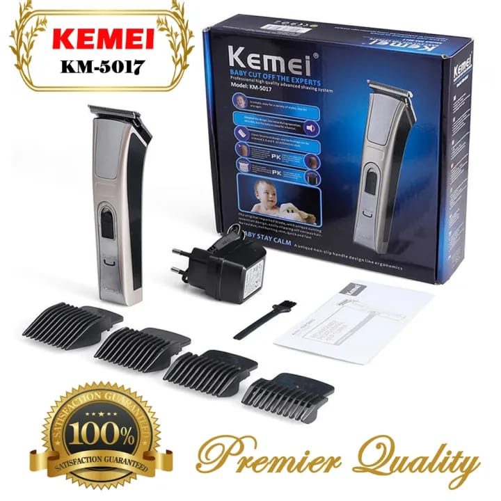 Beard Trimmer, Kemei KM Cordless Rechargeable