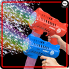 Bazooka Bubble Gun 36 Holes | Automatic Electric Bubble Machine Gun for Kids | Colorful Lights Bubble Blower Toy | TikTok Gift Bubble Blaster Bazooka Style | Summer Outdoor Bubble Maker for Birthday Party & Fun Play