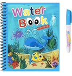 Magic Water Drawing Coloring Book Reusable Painting Book for Kids