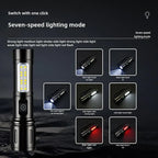 X-Balong BL-603-TG Rechargeable LED Flashlight with Zoom