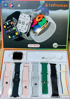 S10 ProMax Smart Watch Series 9, 7-in-1 Straps Set