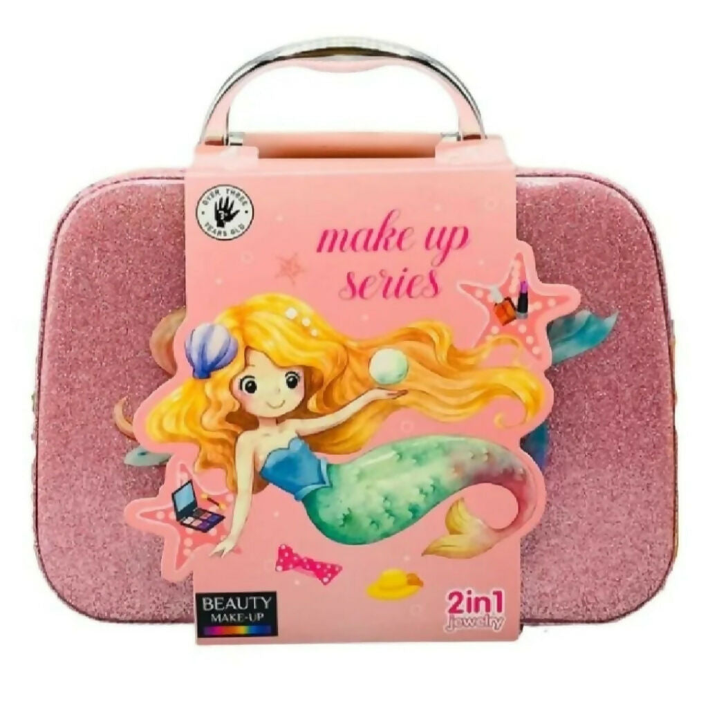 Kids Makeup & Jewelry Play Set, Glitter Accessories, for Girls