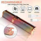 Rechargeable Women’s Eyebrow Hair Trimmer ABS Plastic Design