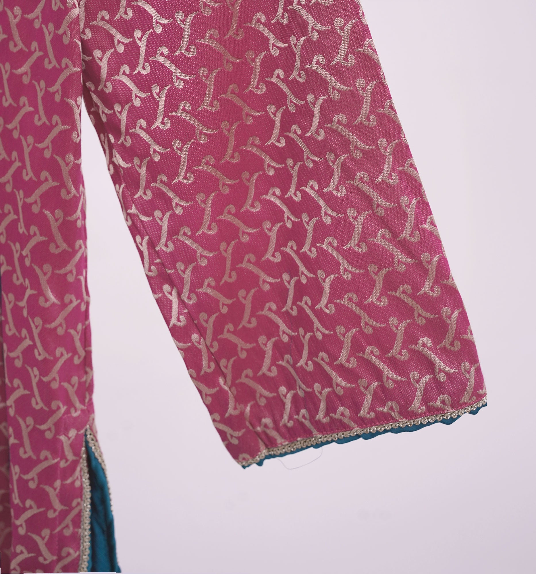 Hot Pink Lawn 3-Piece Suit