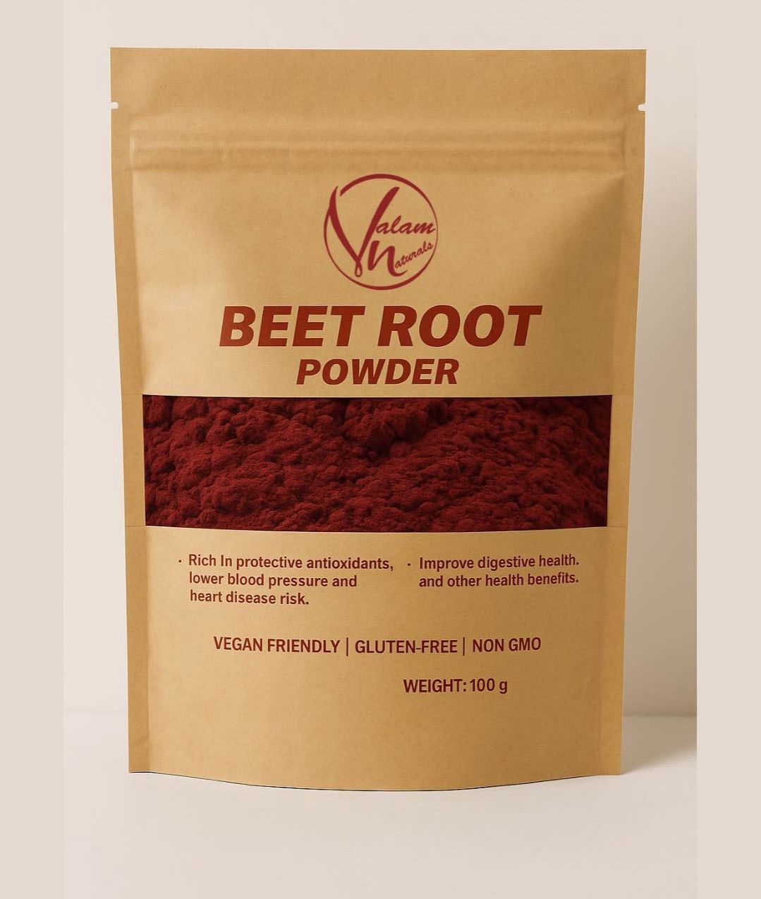 Natural Beetroot Powder,  for Glowing Skin