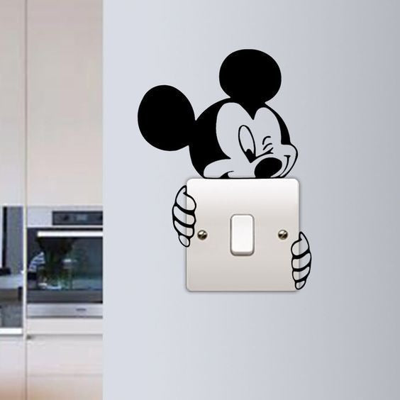 Cute Mouse Wooden Wall Decor For Kids Room And Home