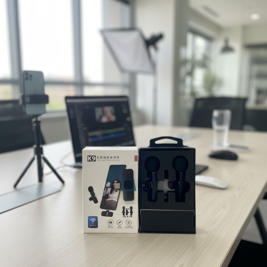 K9 Double Wireless Microphone Set, Type-C Connector