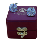 Cuff links Stud Button, Premium & Silver Four Star, for Formal Attire