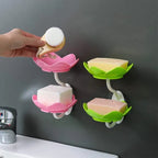 Soap Holder, Wall Mounted with Drain Tray for Bathroom