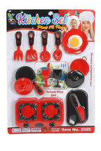 Kitchen Set, Play At Home 25-Piece Toy Set for Kids