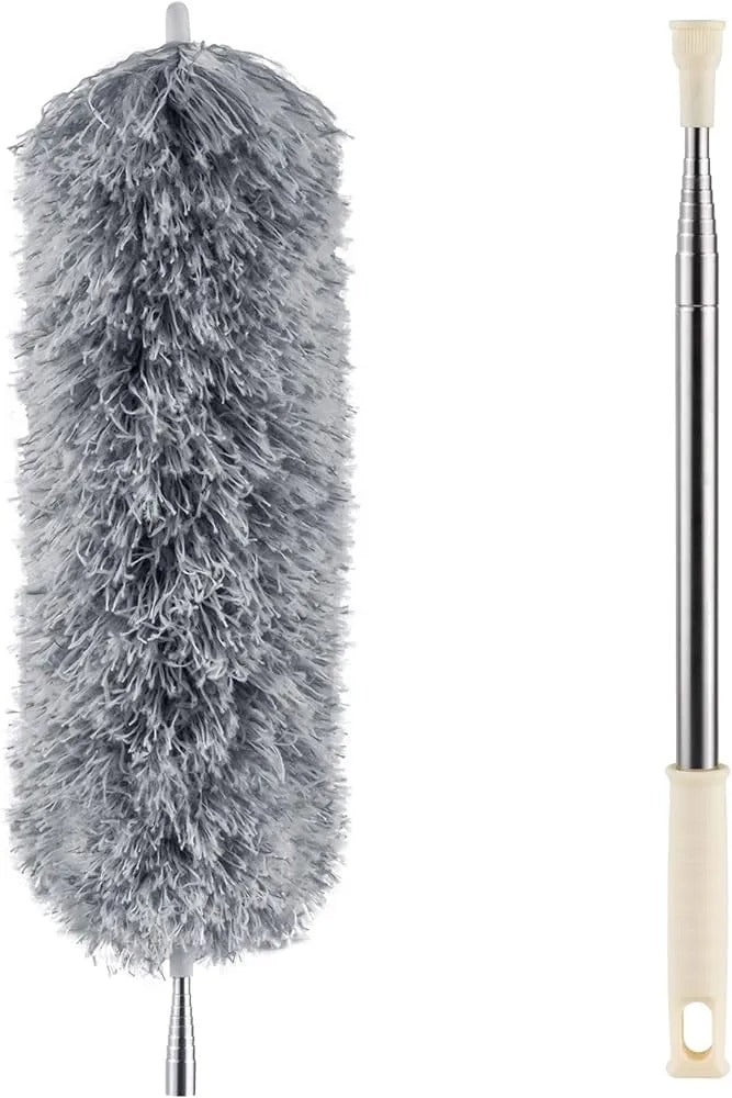 Microfiber Duster with Extension Pole Telescopic Cleaning Brush