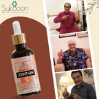 Sukoon Joint On Essential Oil Blend For Pain In Joints Back Pain Arthritis Pain Knee Pain Tennis Elbow Strains And Sprains - 30ML