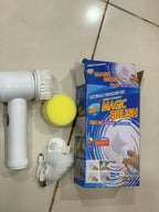 Handheld Car Cleaning & Waxing Machine with Multiple Brush Heads