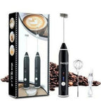 Rechargeable Coffee Beater (Big Box) | 2-in-1 Coffee & Egg Beater | 3-Speed Electric Frother & Mixer