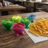 1 PCs Plastic Blender Puff Holder Multipurpose Sauce Bowl Makeup Sponge Storage Container Mini Bowl Organizer (Random Color