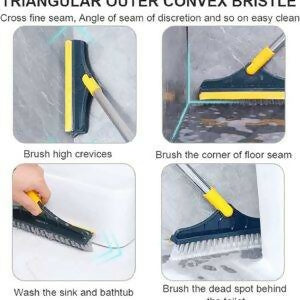2 In 1 Floor Cleaning Brush Bathroom Tile Windows Floor Cleaning Brush With 120° Rotatable Head – Multipurpose Bathroom Floor Cleaning Brush – Floor Brush Scrubber | Floor Cleaning Brush