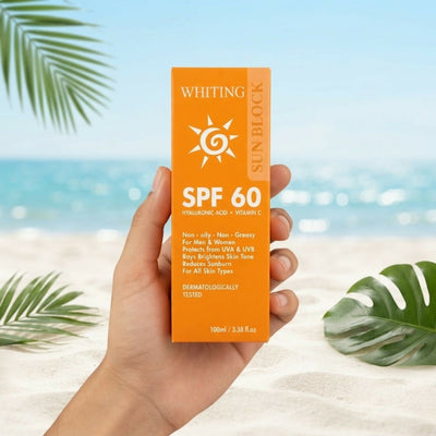 Whiting Sunblock SPF 60 (100ml) – Advanced UV Protection & Whitening Cream