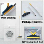 2 In 1 Floor Cleaning Brush Bathroom Tile Windows Floor Cleaning Brush With 120° Rotatable Head – Multipurpose Bathroom Floor Cleaning Brush – Floor Brush Scrubber | Floor Cleaning Brush