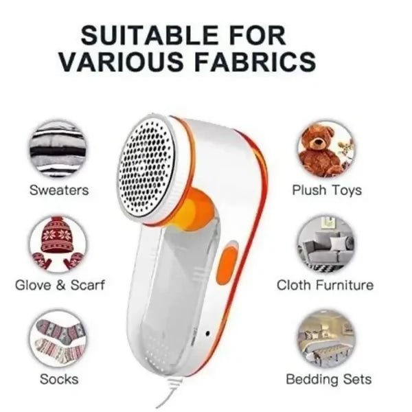 Nova Electric Lint Remover NLR-208 | High Quality Fabric Shaver for Wool & Clothes | Rotary Sharp Blades