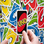 Uno Real Card Game, with Customizable Wild Cards, for Kids'