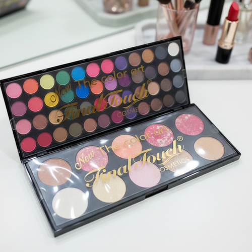 Final Touch Matte 48-Color Eyeshadow, Blusher & Highlighter Palette