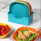 10 Pcs Multi-Function Spit Bone Dish Set with Stand