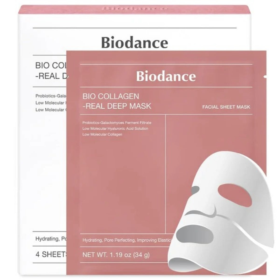 Bio Collagen sheet mask with comfortable face fit