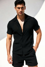 New Trendy Black Tracksuit for Men – Premium Comfortable Sports & Casual Wear Set Large