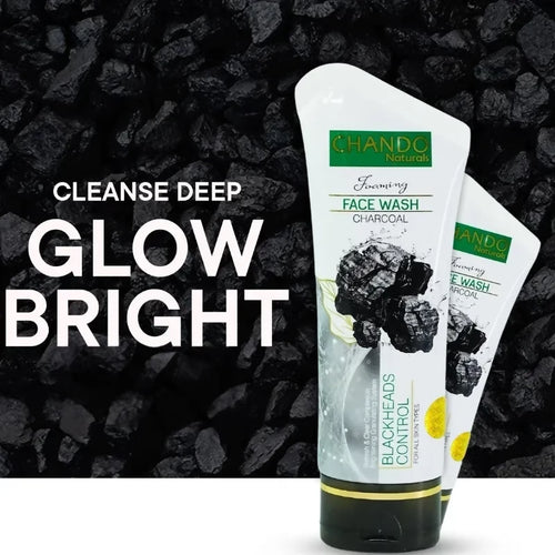 CHANDO Naturals Charcoal Foaming Face Wash