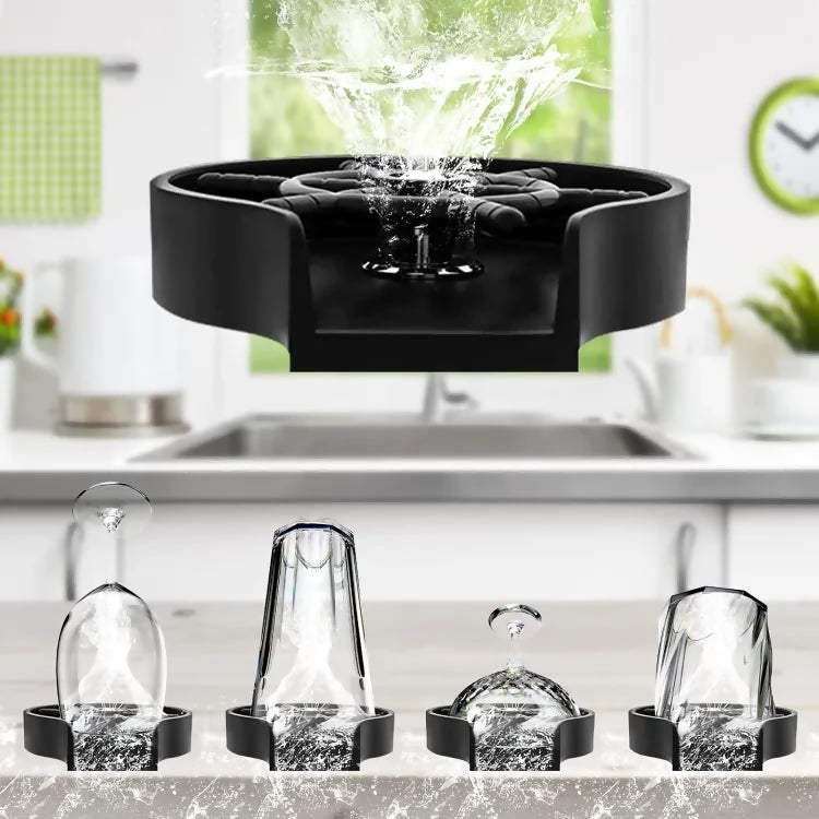 Glass washer – Glass washer for kitchen – Glass Rinser Cup Bottle Washer Cleaner for Kitchen Sinks, Kitchen Sink Accessories Attachment Stainless