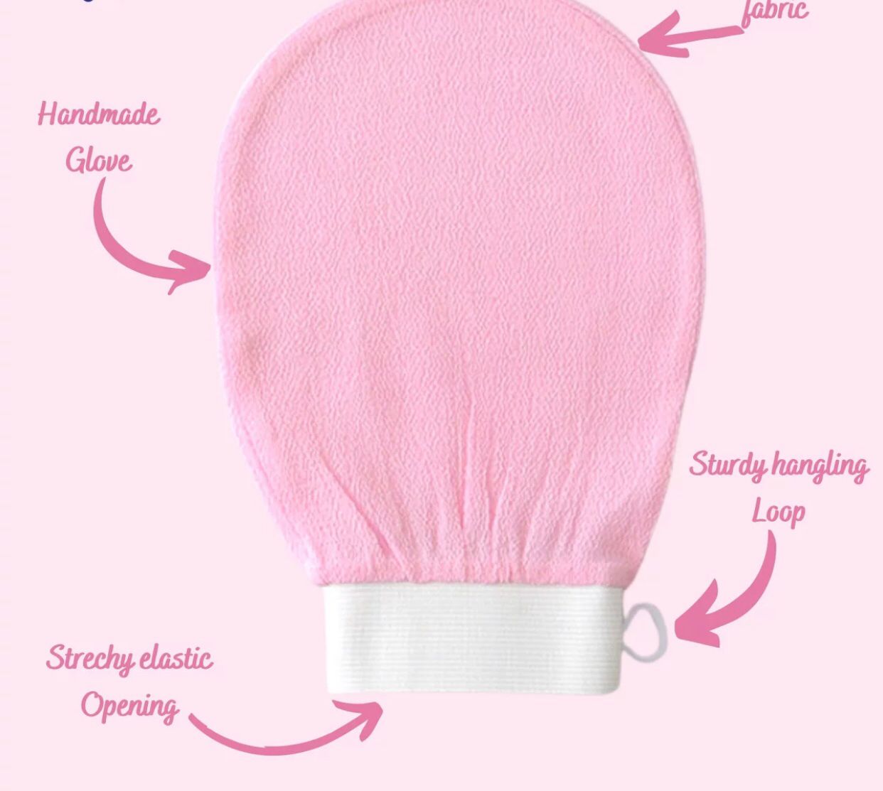 Gloves, Exfoliating Bath for Body Scrub and Dead Skin Removal