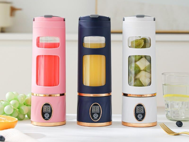 Hp-870 Freshly Squeezed Portable Juice Cup With Led Display Rechargeable Blender